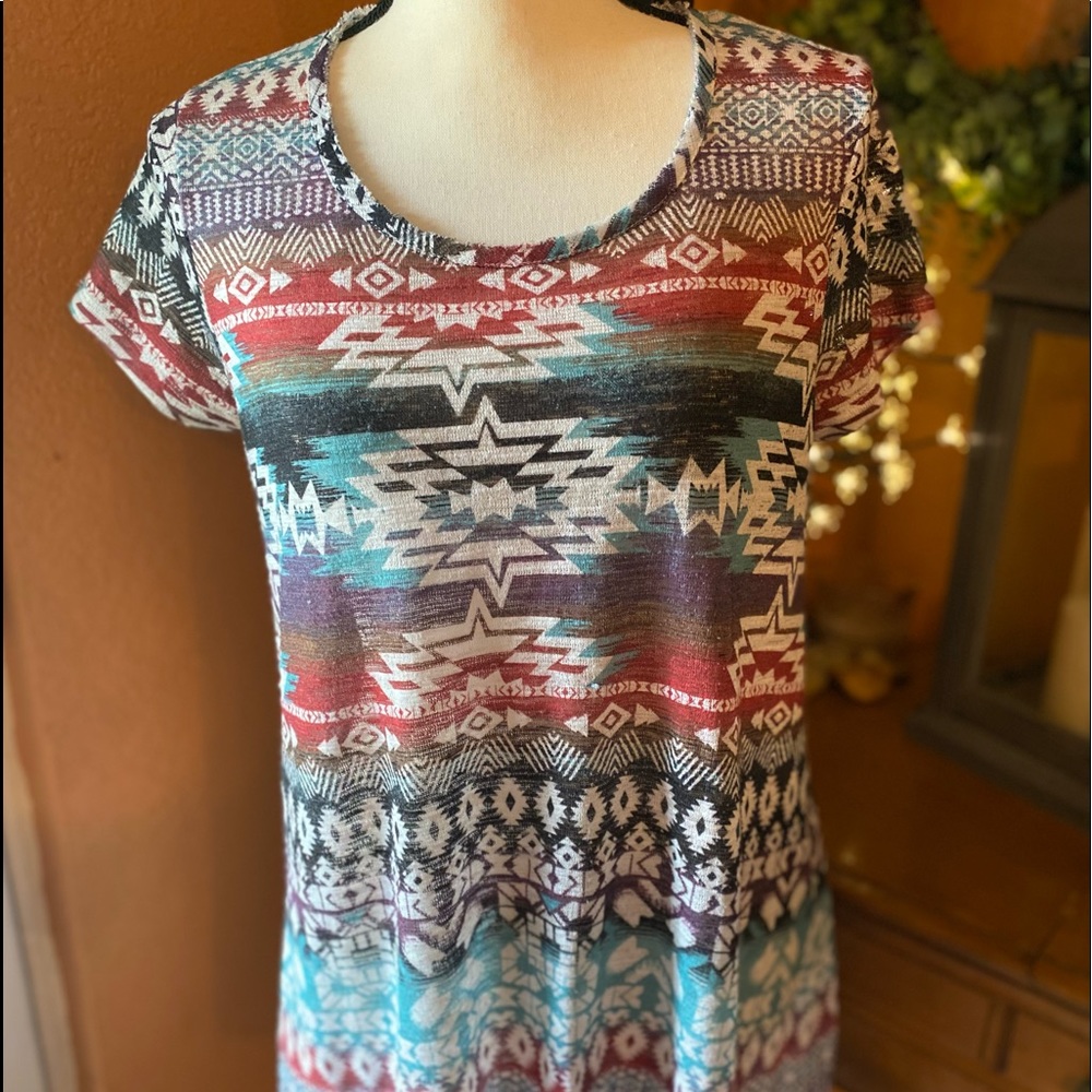 Cato Aztec short sleeve size M